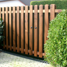 Portillon en Bois Rustique pour un Accueil Chaleureux Dieppe